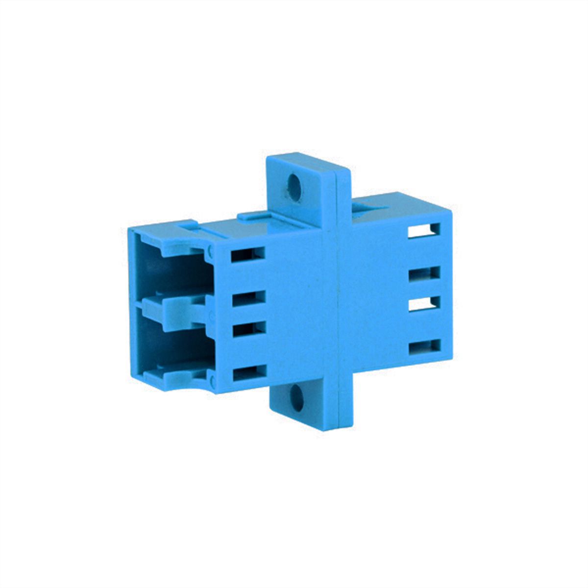 TELEGÄRTNER  LC/APC Duplex adaptor, Singlemode and multimode, cramic sleeve, plastic housing, green, Z77