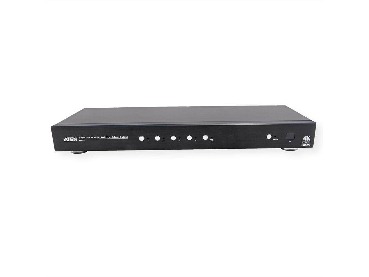 ATEN VS482B 4-poorts True 4K HDMI Switch met Dual View