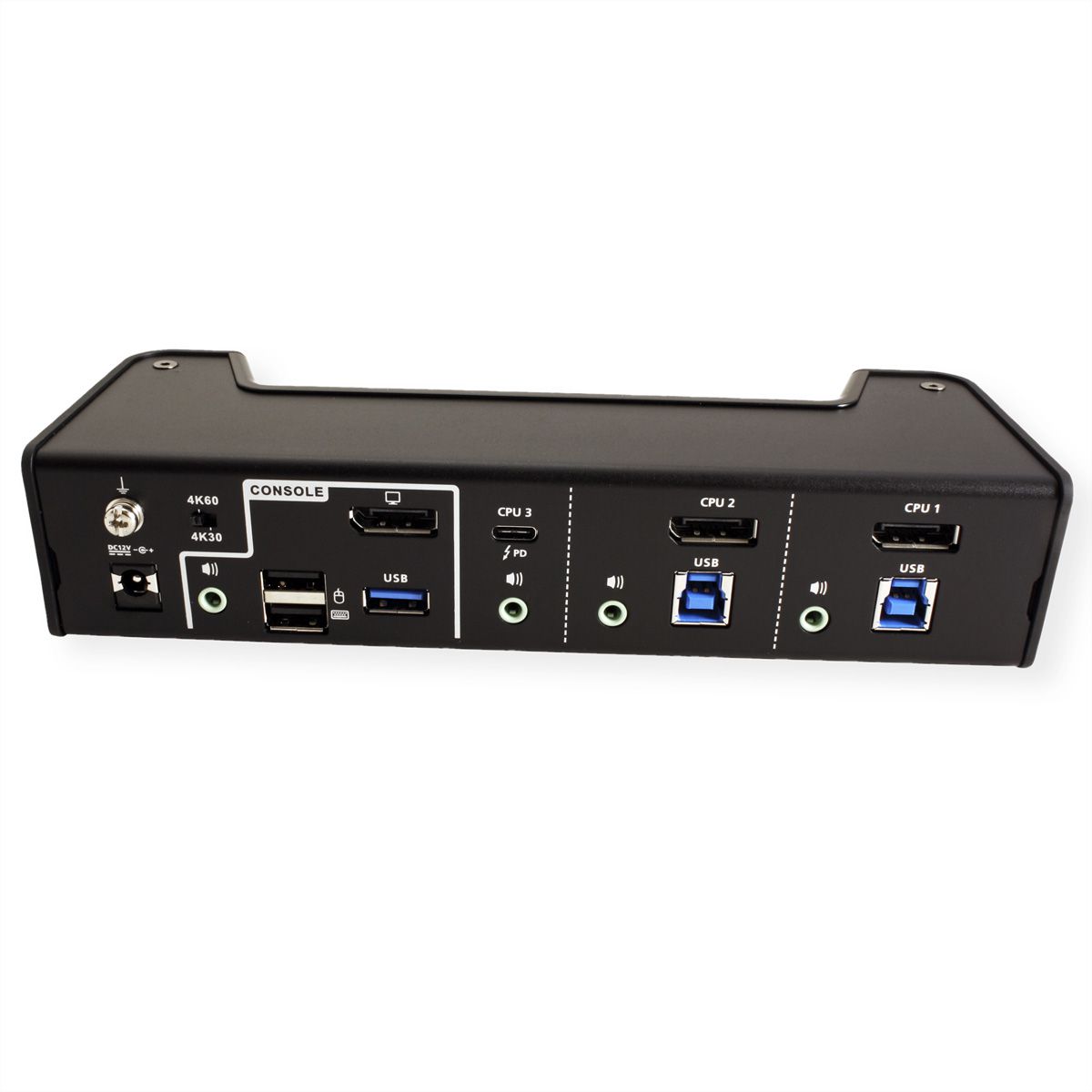 ATEN CS1953 3-poorts USB-C DisplayPort hybride KVM