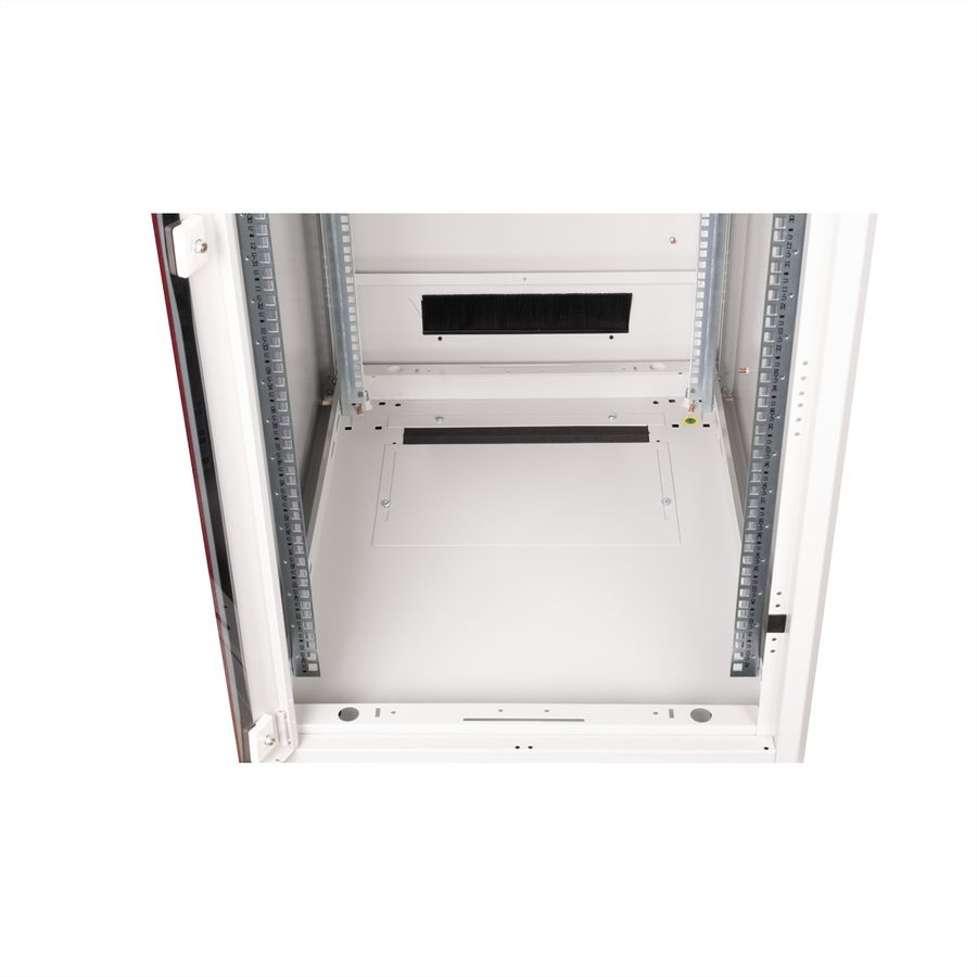 ROLINE 19-inch Network Cabinet Pro 42 U, 600x800 WxD glass door grey