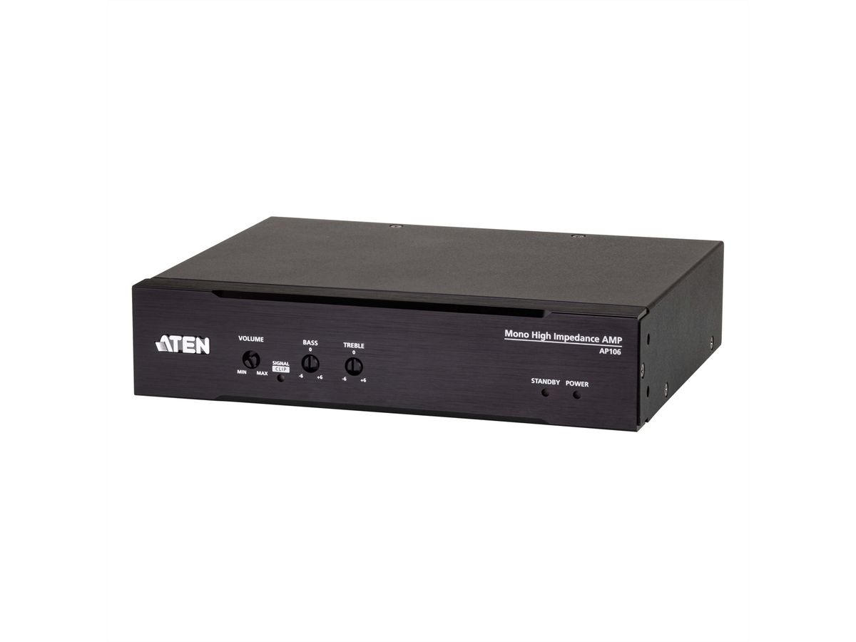 ATEN AP106 Mono Hi-Z Audio versterker 60W
