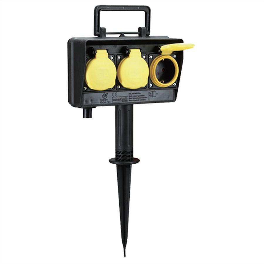 BACHMANN garden socket outlet with earth spike