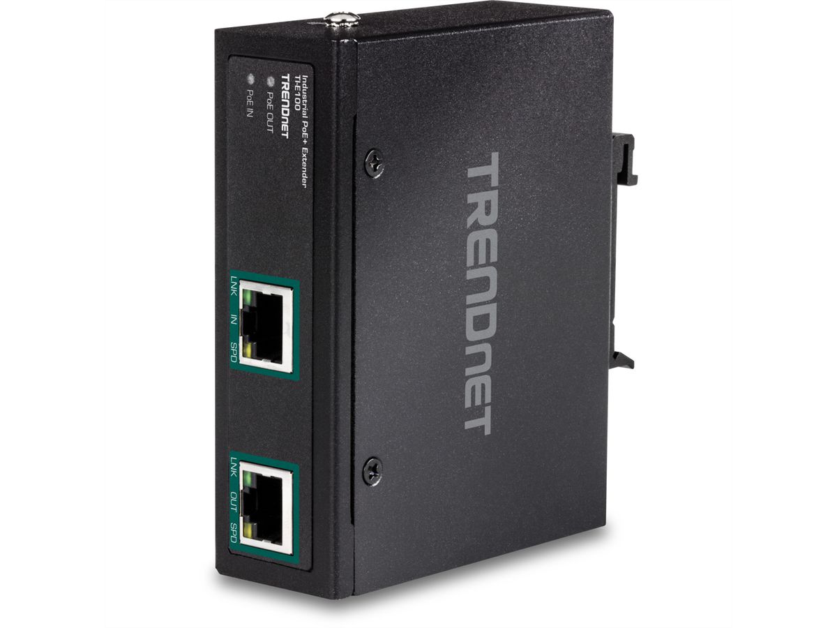 TRENDnet TI-E100 Industrial Gigabit PoE+ Extender