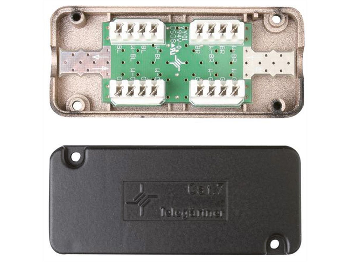 TELEGÄRTNER Verbindungsmodule, Cat.7A (Class FA),  1 St.