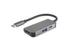 VALUE Beeldschermadapter USB Type C - HDMI + USB 3.2 Gen 1 A + Type C PD