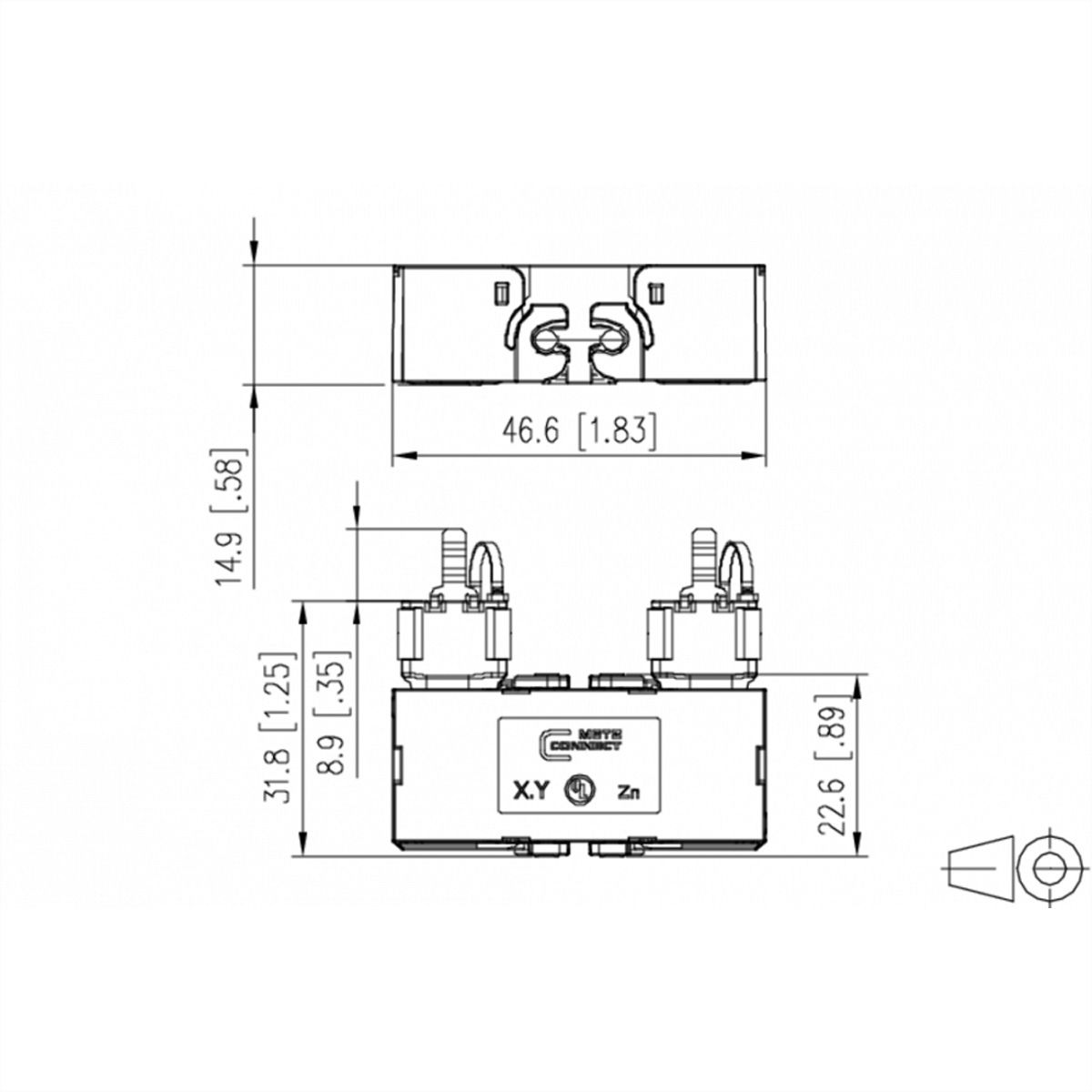 METZ CONNECT Kabelconnector Klasse EA Cat.6A 360°
