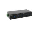 EXSYS EX-11224HMVS 4-poorts USB 3.2 Gen 1 metalen HUB VIA VL811+ chipset