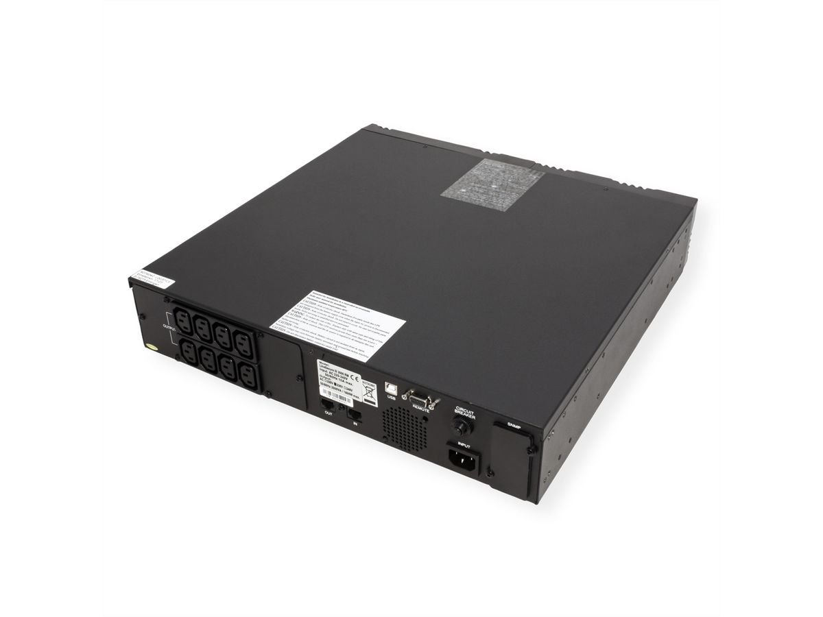 ROLINE LineSecure III 2000R - Line Interaktive USV, 19" Rackversion