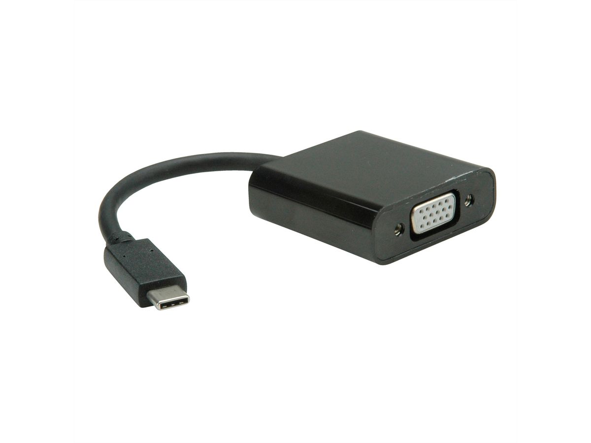 VALUE Beeldschermadapter USB Type C - VGA, Audio