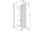 SCHROFF Insteekmodule U-profiel voor XL-greep, microschakelaarcompatibel, 6 HE, 12 HE, 2,5 mm, Al, geanodiseerd vooraan, geleidend achteraan