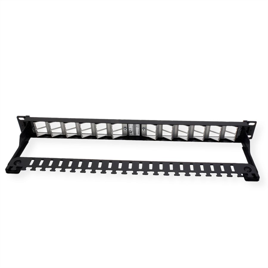 TRENDnet TC-KP24SA 24-Poorts Patch Panel , voor keystones, haaks 1HE