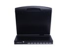 VALUE 19" LCD KVM Switch 1 User - 8PCs, 43 cm (17") TFT (4:3), VGA, USB, FR-Layout