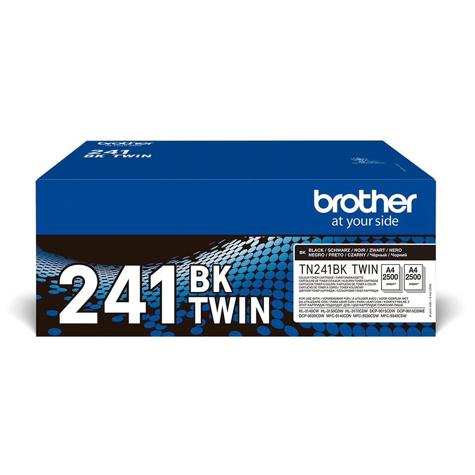 Brother TN-241BKTWIN tonercartridge 2 stuk(s) Origineel Zwart