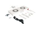 ROLINE 19-inch ventilatorunit 2 ventilatoren , Thermostaat grijs