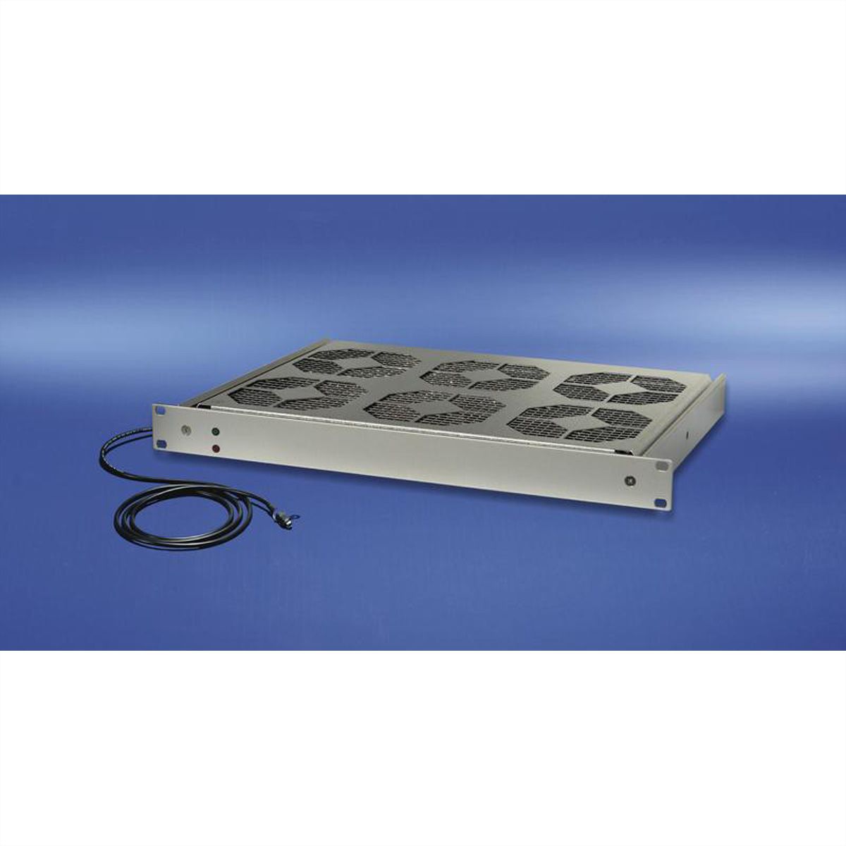 SCHROFF 19'' ventilatoreenheid, 1 U, toerentalregeling en bewaking, 6 ventilatoren, 24 VDC, Snelheidsgestuurd en functiebewaakt