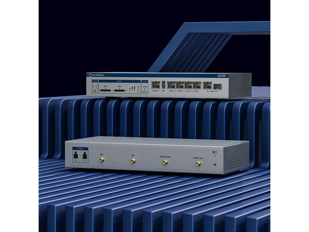 TELTONIKA Enterprise Rack-Mountable SFP/LTE Router (RUTXR1)