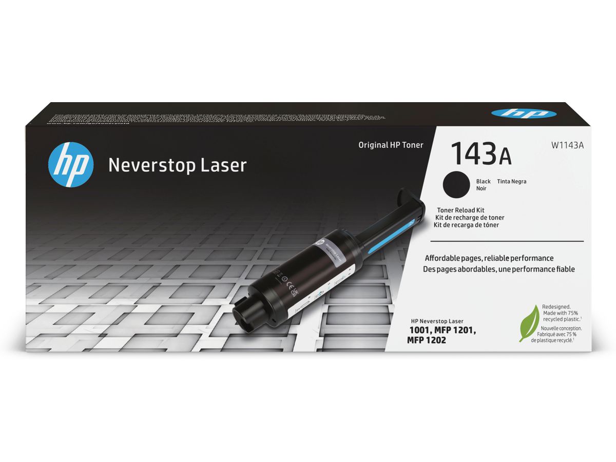HP 143A Black Original Neverstop Toner Reload Kit