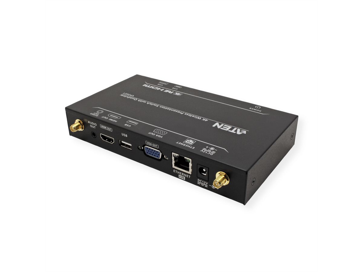 ATEN VP2021 4K Wireless Presentation Switch mit Quad View