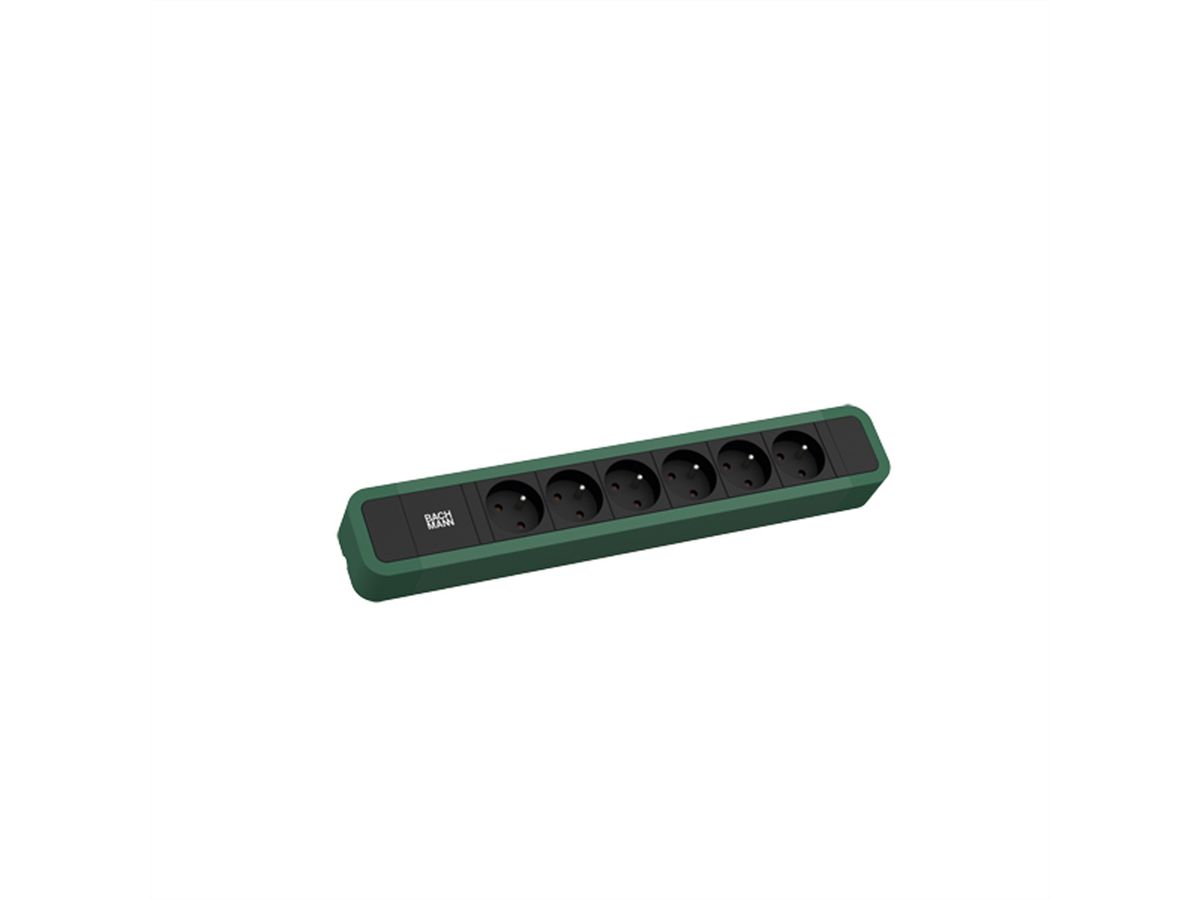 BACHMANN PRIMO 2 6xUTE 2.0m CEE7/7 RAL6028