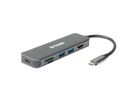 D-Link DUB-2327 6-in-1 USB-C Hub met HDMI/kaartlezer/voeding
