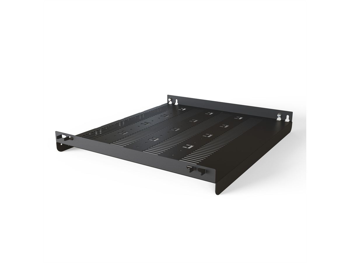 SCHROFF Varistar 19'' Legbord, stationair, 75 kg, RAL 7021, 600W 600D