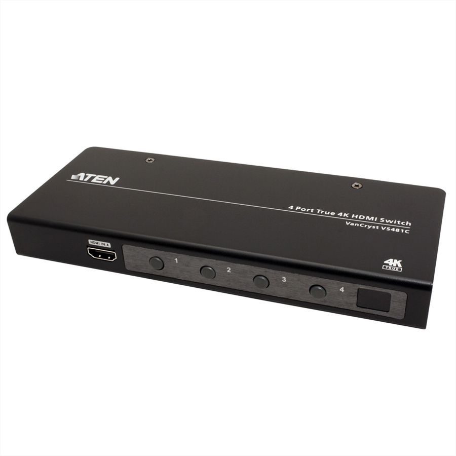 ATEN VS481C HDMI-switch met 4 poorten True 4K