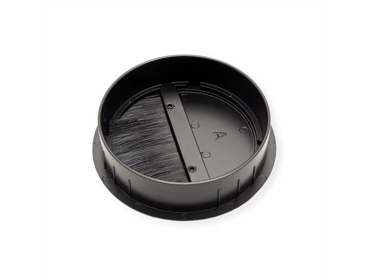 BACHMANN LOOP ROUND Kabeldoorvoer, zwart