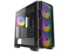 ANTEC AX-1000 ARGB Gaming E-ATX, ATX, Micro-ATX, ITX Mid Tower PC Gehäuse, schwarz