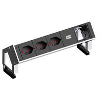 BACHMANN DESK2 3xCH T13 90° 1xCM, Stroom 0,2m GST18 RAL9010, Zwitserland