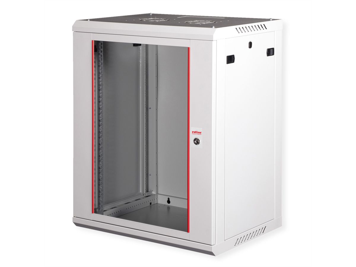 ROLINE 19” wandbehuizing Basic Plus 18U, 600x450 BxT grijs
