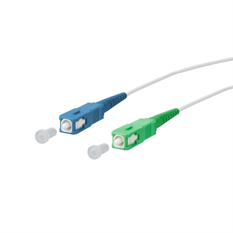 METZ CONNECT OpDAT patch cord, SC-S/SC-S APC OS2, 1 m