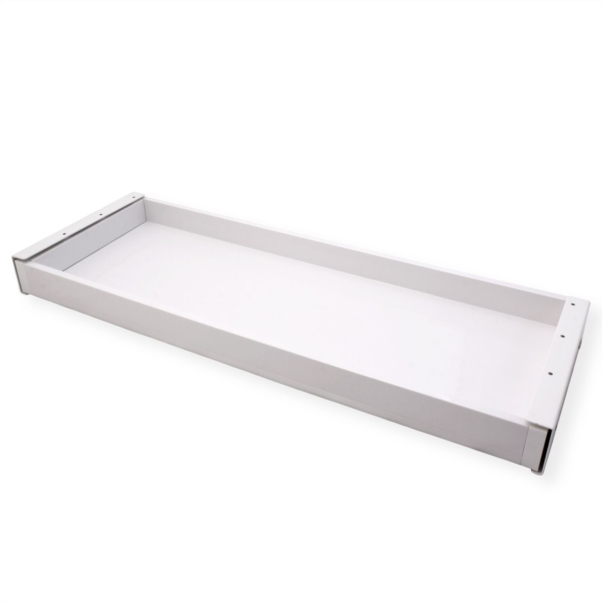 VALUE Ultra-Slim Underdesk Mount Storage Drawer, 758 mm width, white