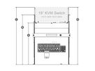 ROLINE 19" LCD KVM Console, 43 cm (17") TFT, VGA, USB + PS/2, German