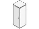 SCHROFF Eurorack Steel Door, 180° Opening Angle, RAL 7021, 29 U 600W