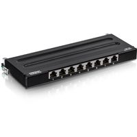 TRENDnet TC-P08C6AS Patchpaneel , 8-poorts Cat.6A afgeschermd voor wandmontage