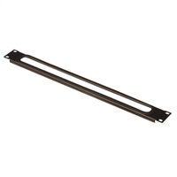 CONTEG DP-01-VENT 19"-Durchführungspanel 1 HE, schwarz