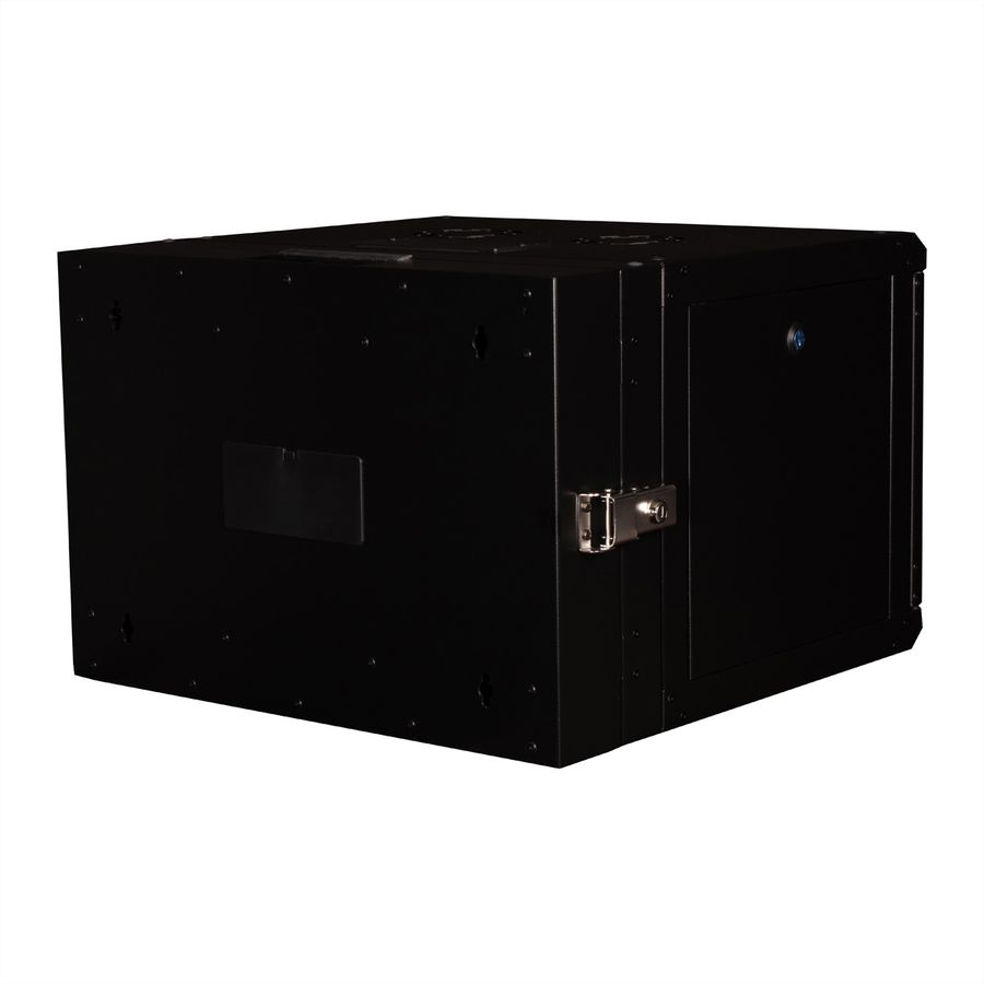 ROLINE 19-inch wall-mounted housing Pro 7 U, 600x600 WxD two-piece swivelling black