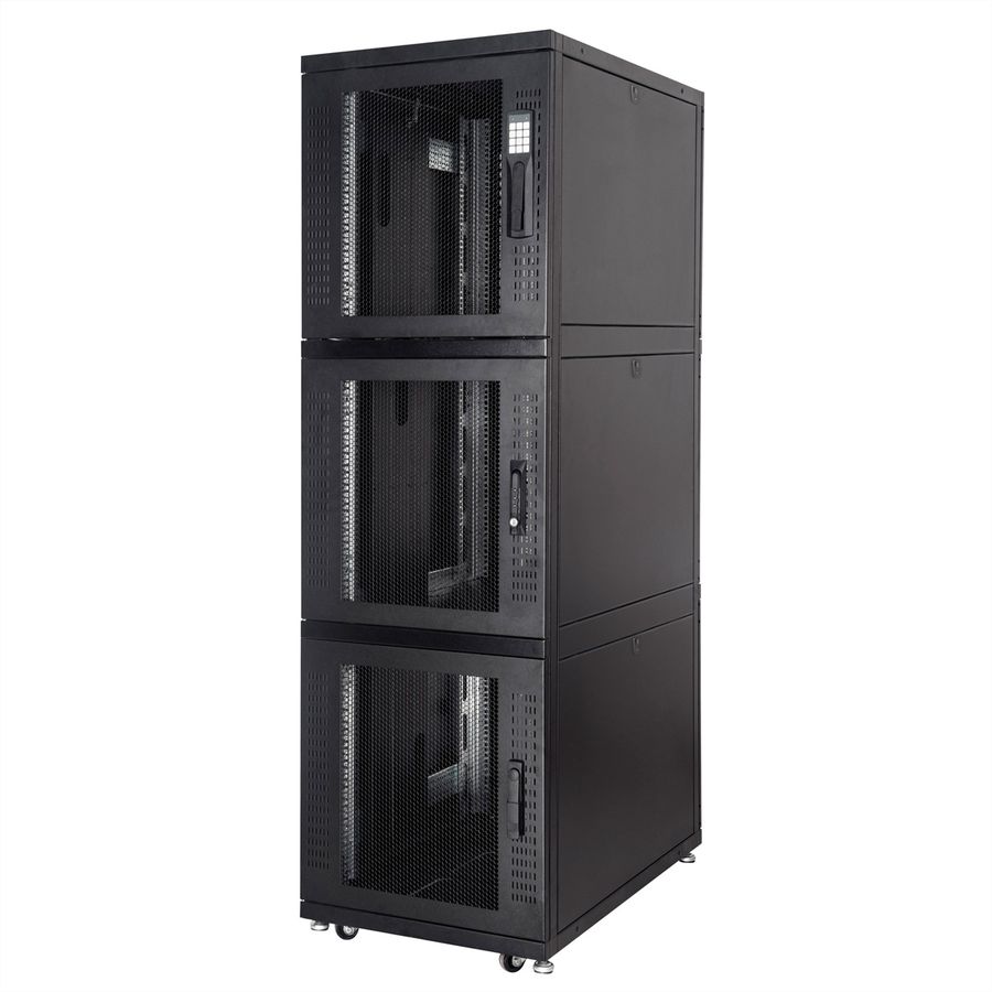 ROLINE colocation-kast 42HE 800x1000 mm, 2 compartimenten, zwart