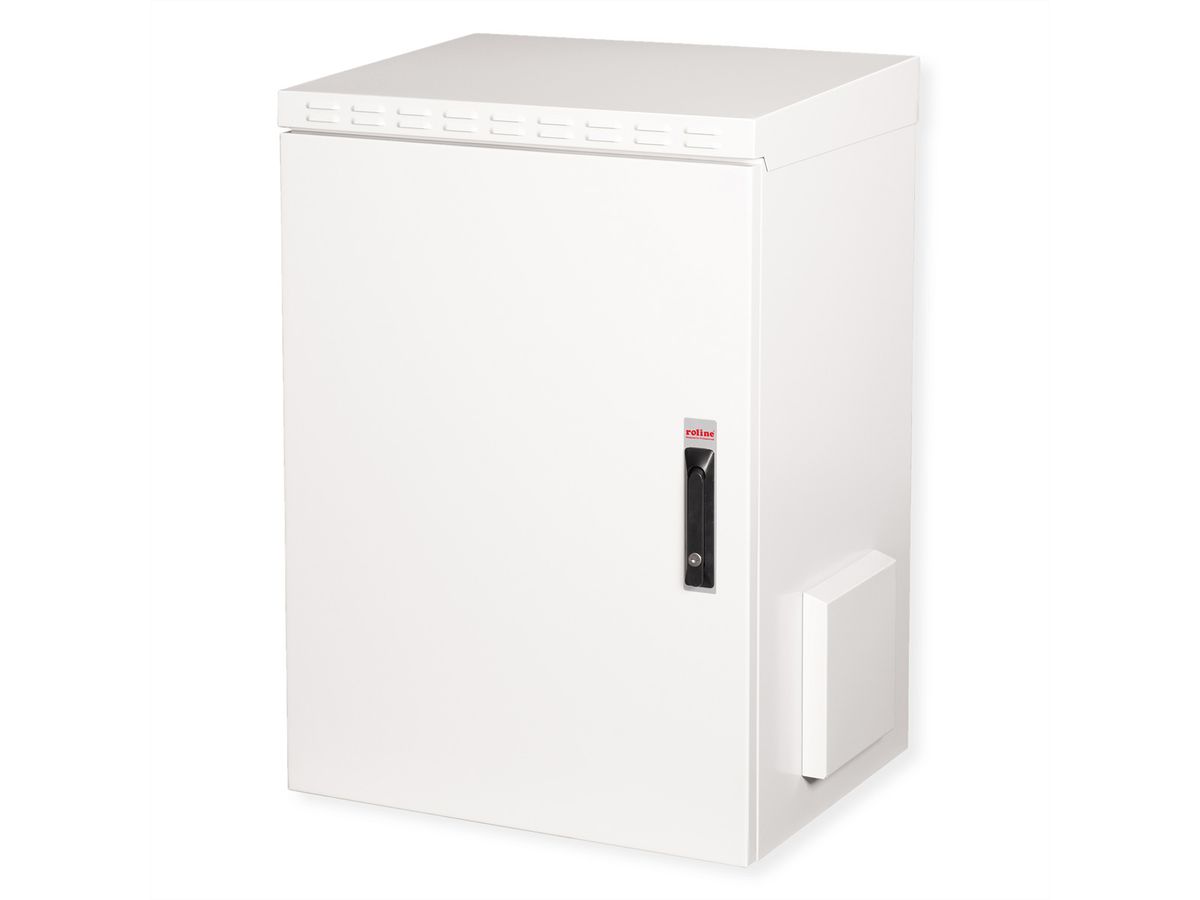 ROLINE 19-inch wandbehuizing Pro 16 U, 600x450 BxT IP55 buiten grijs