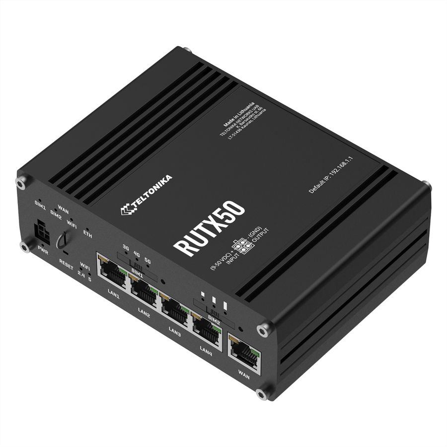 TELTONIKA RUTX50 5G/4G/LTE Industriële router