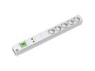 BACHMANN 19" socket strip 5-way with GVS with switch