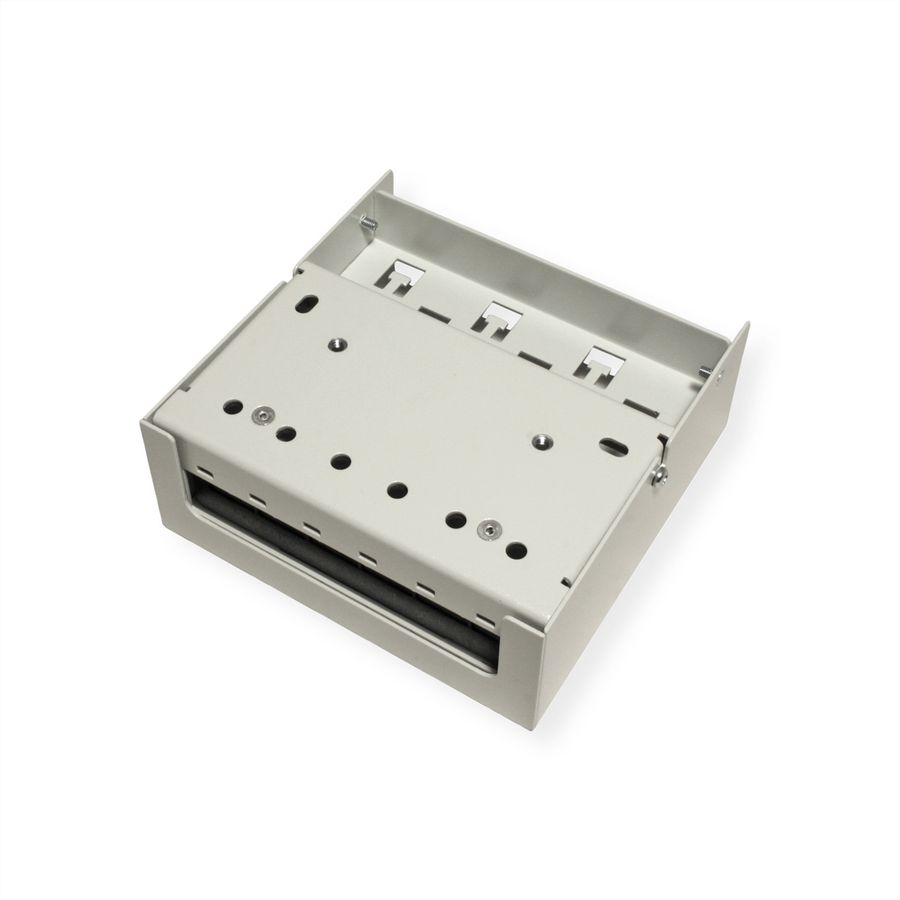 EasyLan Desk Consolidation Point Panel, for 6x Keystone, RAL7035