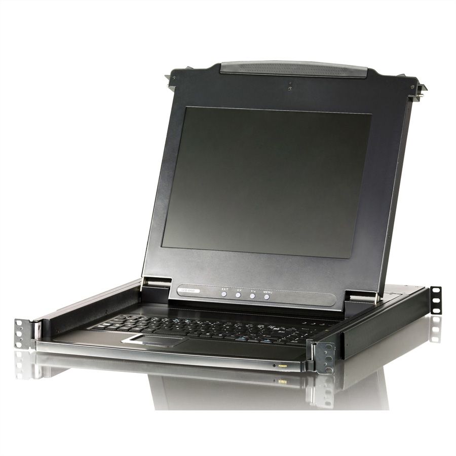 ATEN CL1000M KVM-Console, 43cm LCD, VGA, PS/2, UK-Layout