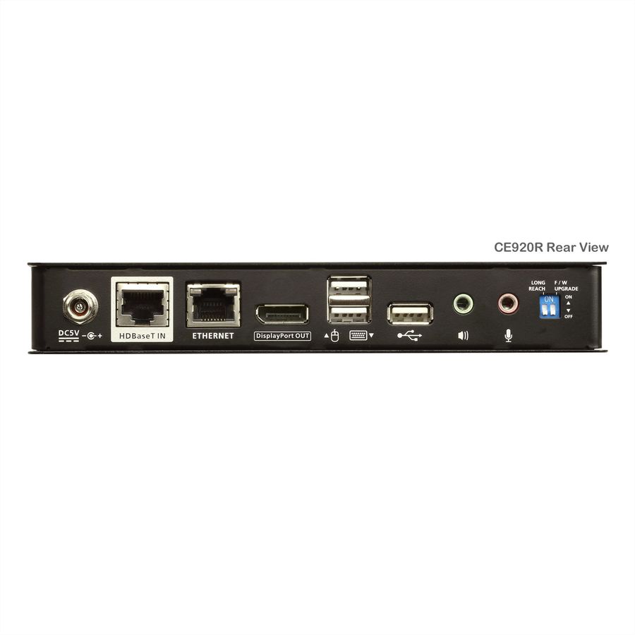 ATEN CE920R USB DP HDBaseT 2.0 KVM Extender zonder internetpoort Alleen Ontvanger