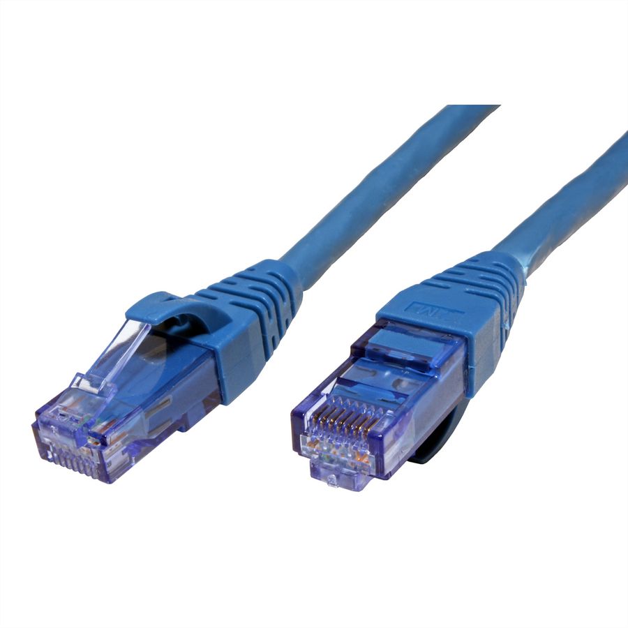 ROLINE Patchkabel Cat.6A UTP, Component Level, LSOH, blauw, 0,3 m