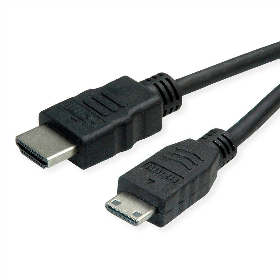 ROLINE GREEN HDMI High Speed ​​Kabel met Ethernet, HDMI male - Mini HDMI male, 2 m