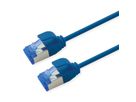 ROLINE Patchkabel Kat.6A (Class EA) S/FTP (PiMF) , LSOH, PoE, blauw, 7 m