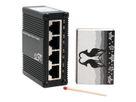 EXSYS EX-62021 5-Port Industrial Gigabit Micro Switch, unmanaged, USB-C Stromversorgung