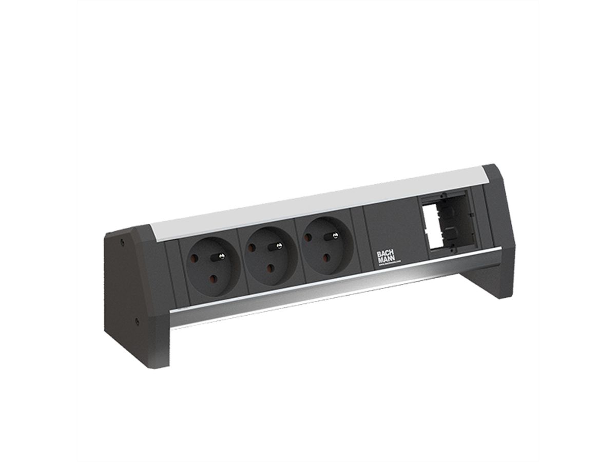 BACHMANN DESK 3xUTE 1xCM voeding 1,0m GST18