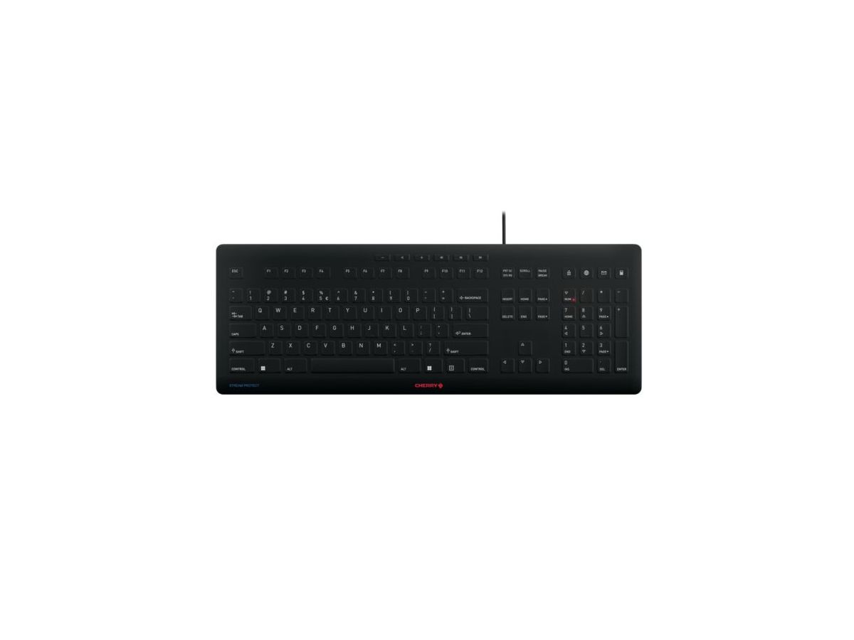 CHERRY JK-8502EU-2 toetsenbord USB QWERTY Engels Zwart
